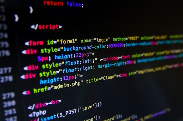 codigo fonte da area de trabalho e papel de parede por linguagem de computador com codificacao e programacao foto premium.jpg